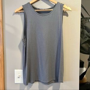 Zara grey knit long tank top.